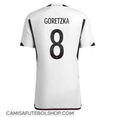 Camisa de time de futebol Alemanha Leon Goretzka #8 Replicas 1º Equipamento Mundo 2022 Manga Curta